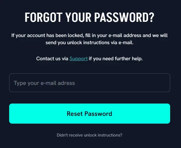 Password Reset