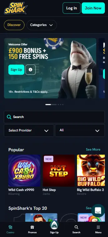 SpinShark App