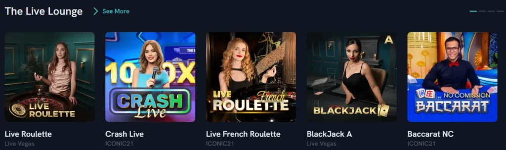 SpinShark Live Casino